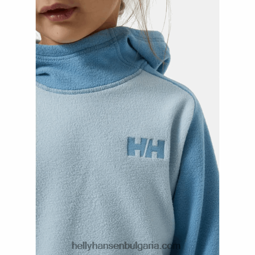 деца детска качулка с полар 80V22D2343 аметист Helly-Hansen