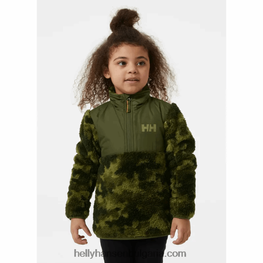 деца champ за деца с половин цип 80V22D2351 военноморски флот Helly-Hansen