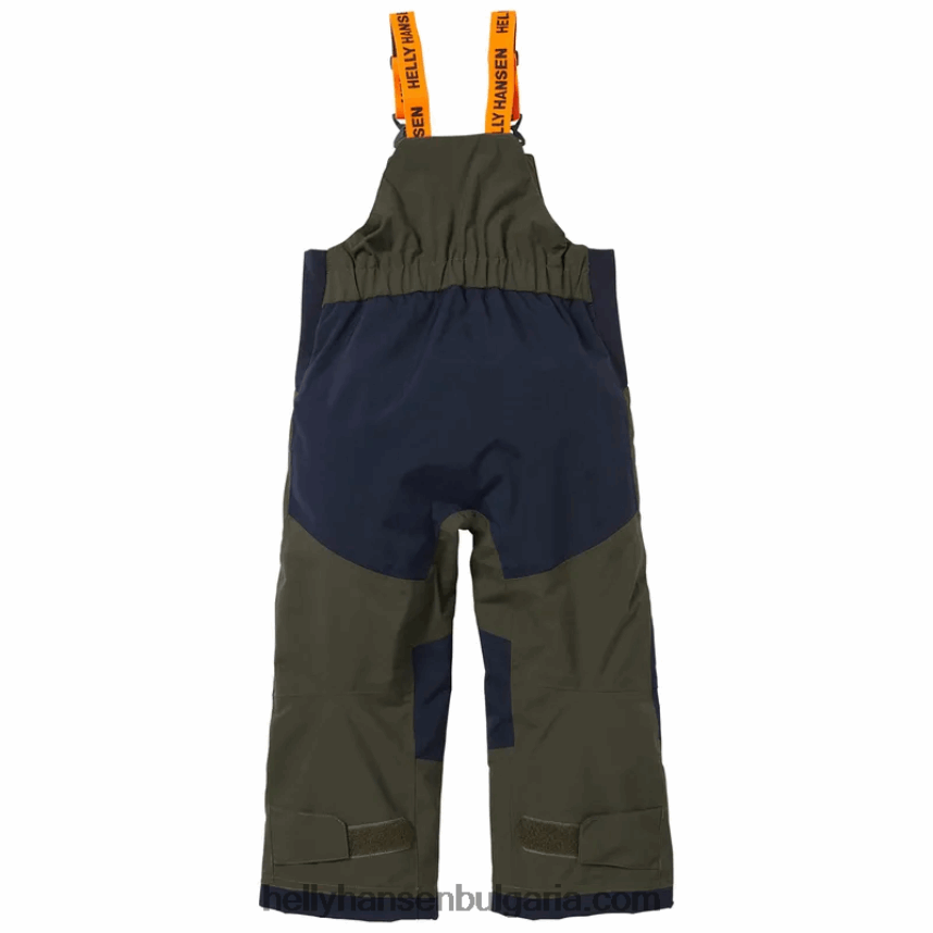 деца изолиран детски нагръдник за ски ездач 2 80V22D2306 неонов корал Helly-Hansen