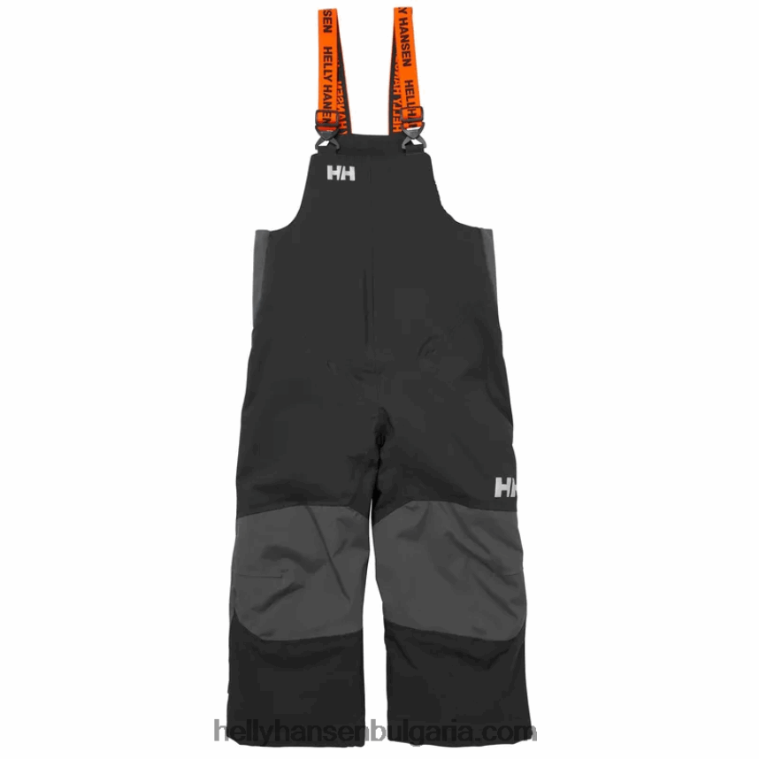 деца изолиран детски нагръдник за ски ездач 2 80V22D2308 синя мъгла Helly-Hansen