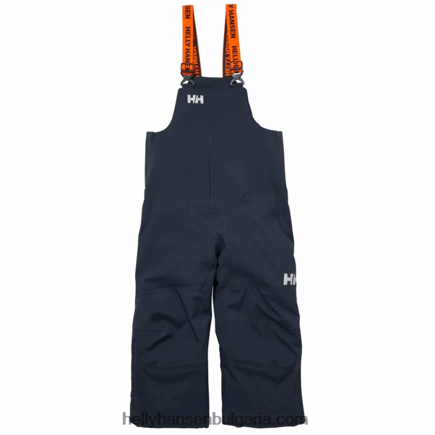 деца изолиран детски нагръдник за ски ездач 2 80V22D2309 черен Helly-Hansen