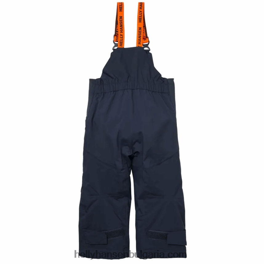 деца изолиран детски нагръдник за ски ездач 2 80V22D2309 черен Helly-Hansen