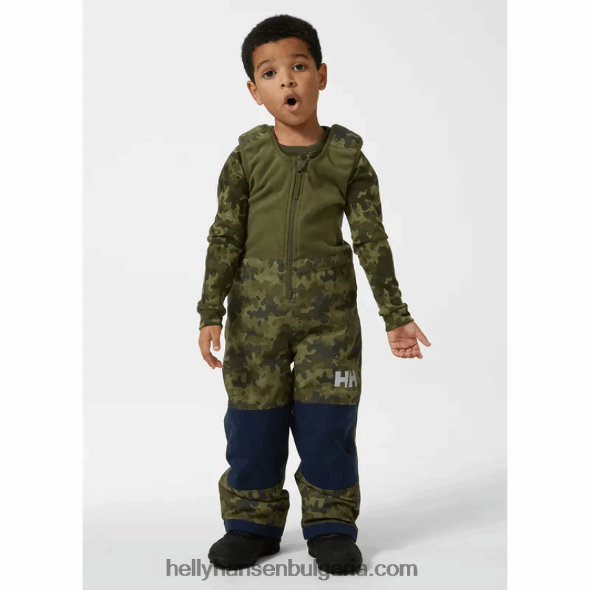 деца Детски вертикални изолирани панталони с лигавник 80V22D2316 натрошена гра Helly-Hansen