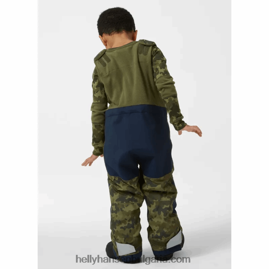 деца Детски вертикални изолирани панталони с лигавник 80V22D2316 натрошена гра Helly-Hansen