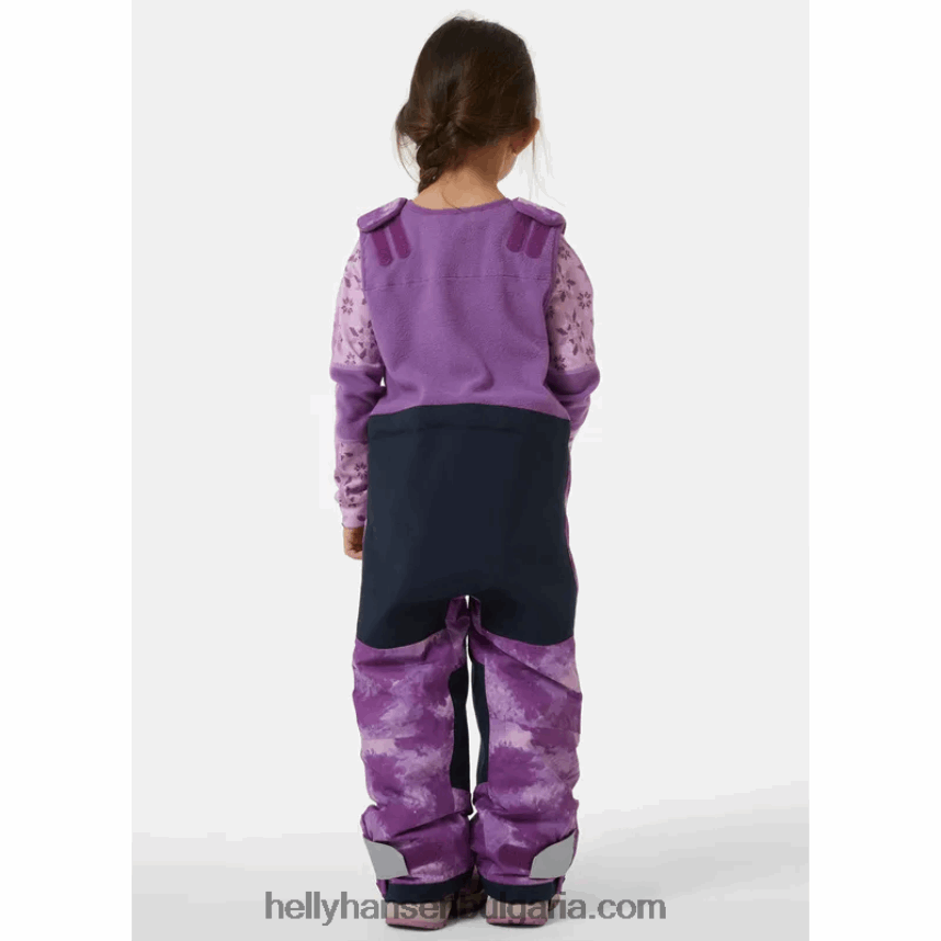 деца Детски вертикални изолирани панталони с лигавник 80V22D2317 полезност гр Helly-Hansen