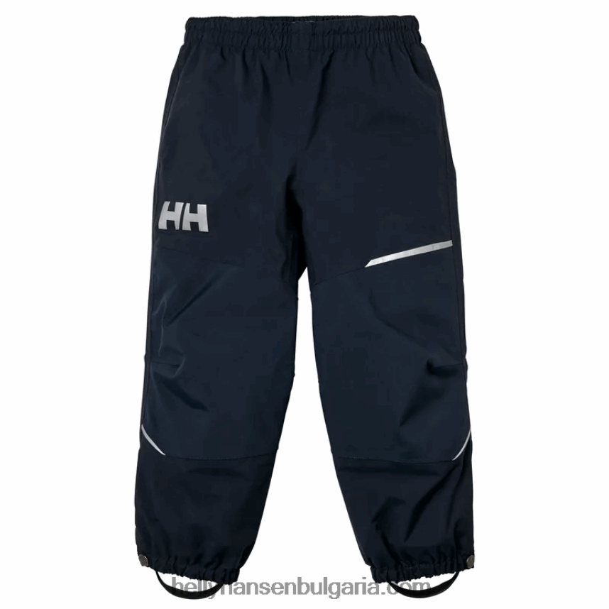 деца детски външни панталони sogn 80V22D2332 абанос Helly-Hansen