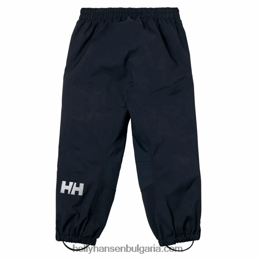 деца детски външни панталони sogn 80V22D2332 абанос Helly-Hansen