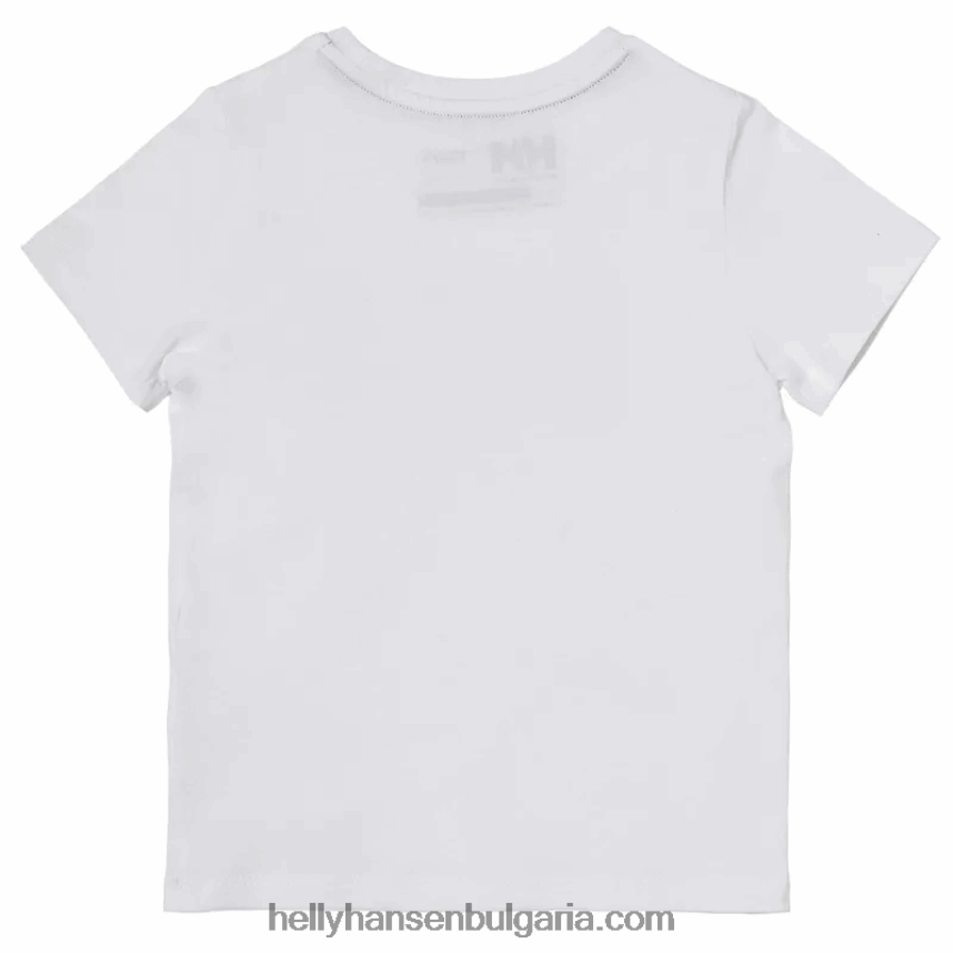 деца детска тениска с лого hh 80V22D2373 розово сорбе Helly-Hansen