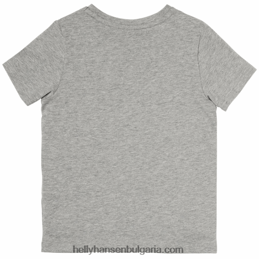 деца детска тениска с лого hh 80V22D2374 розово сорбе Helly-Hansen