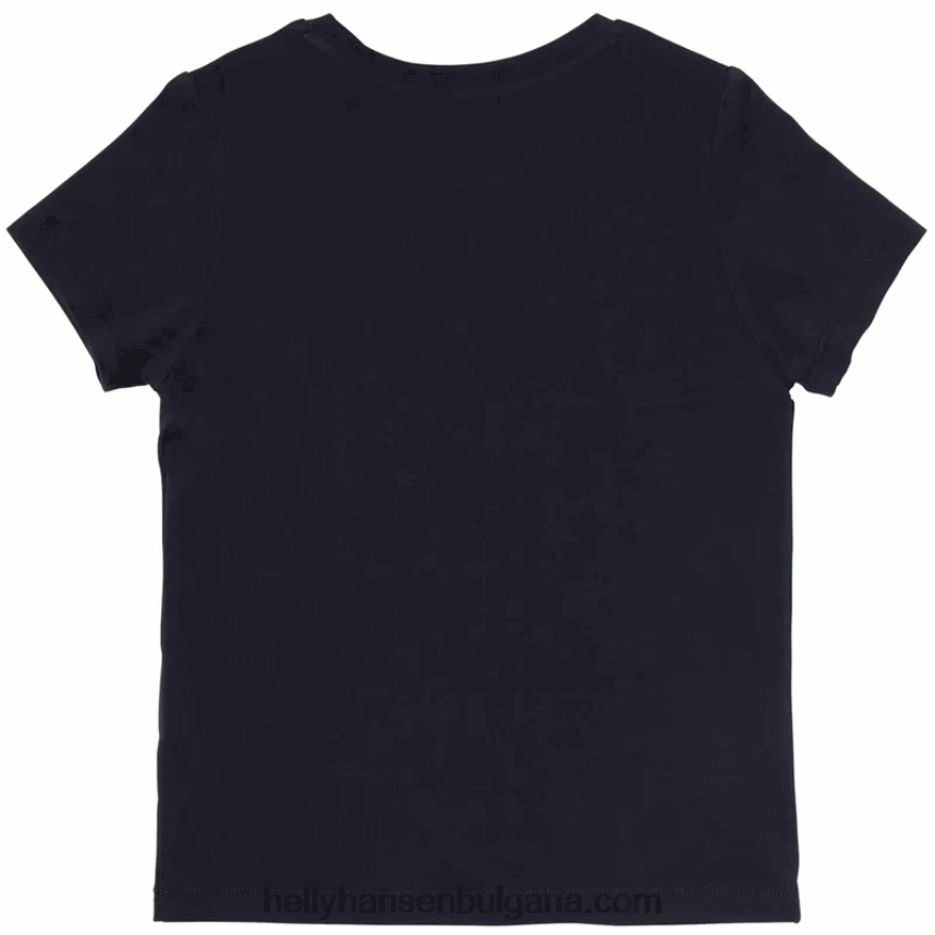 деца детска тениска с лого hh 80V22D2375 бяло Helly-Hansen