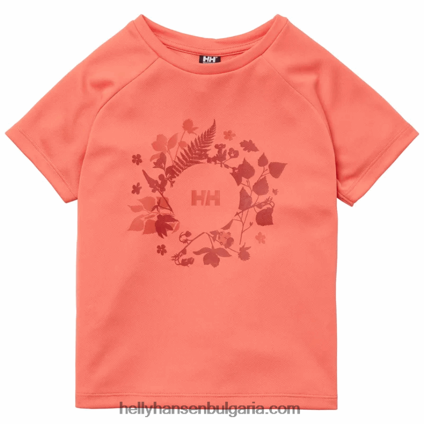 деца детска тениска marka 80V22D2365 светло син Helly-Hansen