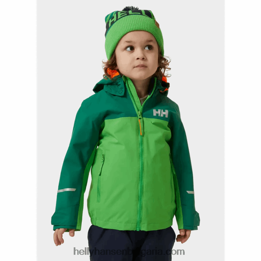 деца яке за навес за деца 2.0 80V22D2271 синя мъгла Helly-Hansen