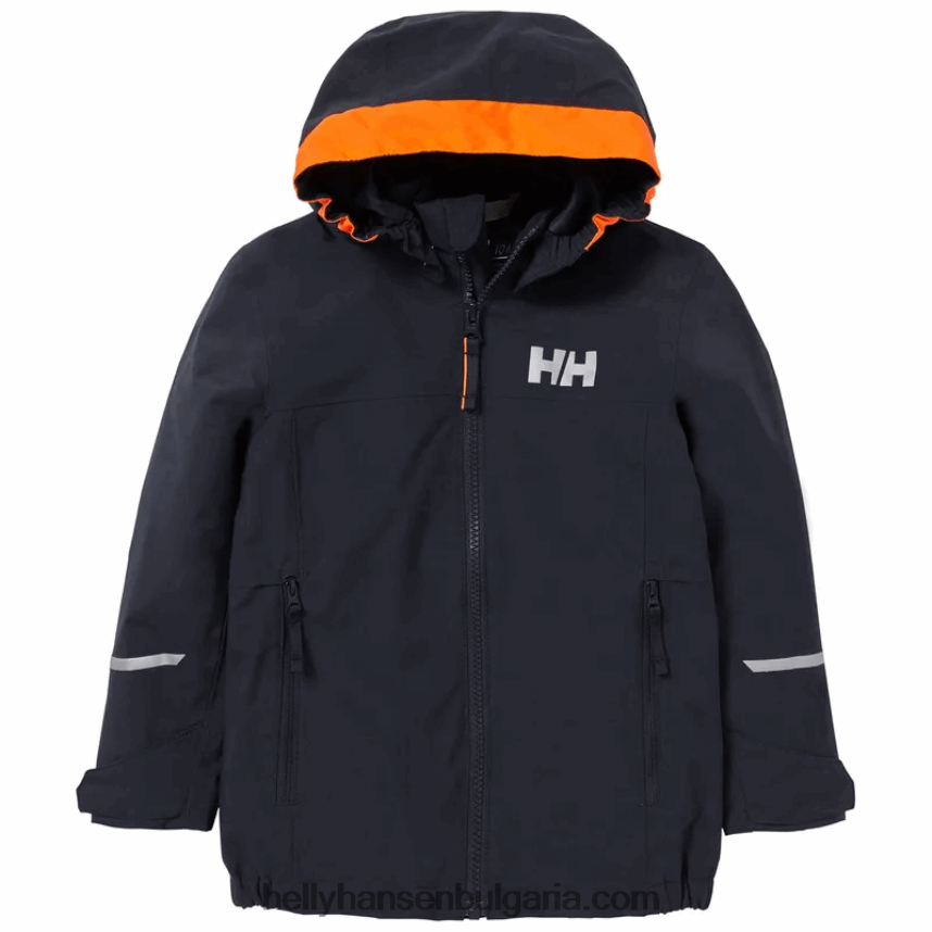 деца яке за навес за деца 2.0 80V22D2276 синя мъгла Helly-Hansen