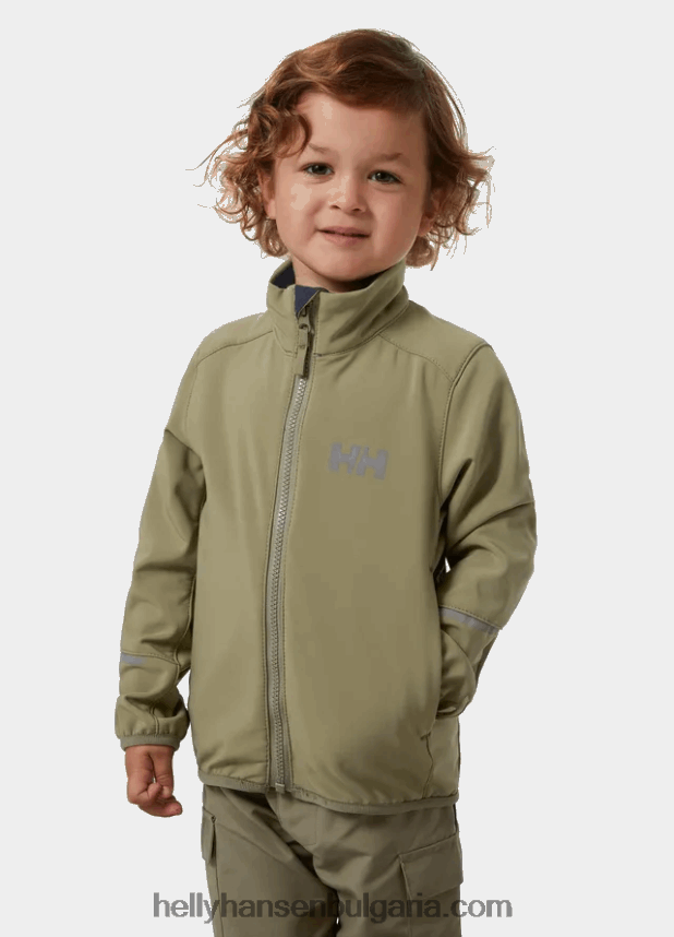 деца детско яке марка софтшел 80V22D2261 дълбок фиорд Helly-Hansen