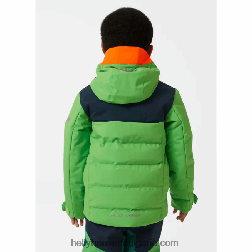 деца детско вертикално изолирано ски яке 80V22D2289 абанос Helly-Hansen
