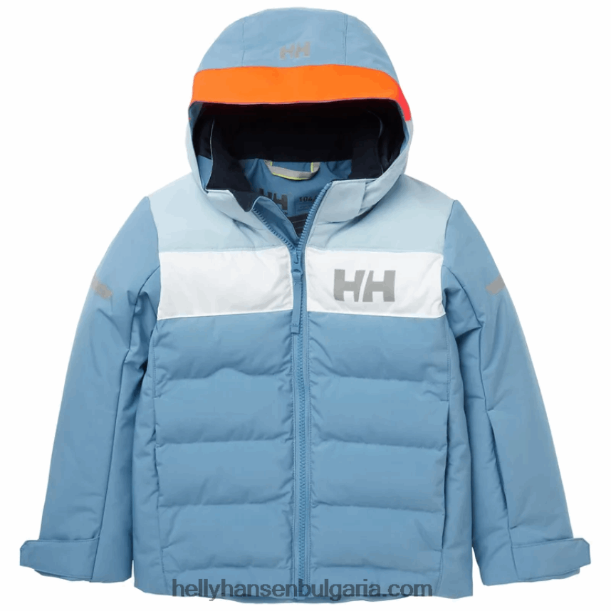 деца детско вертикално изолирано ски яке 80V22D2292 полезност гр Helly-Hansen