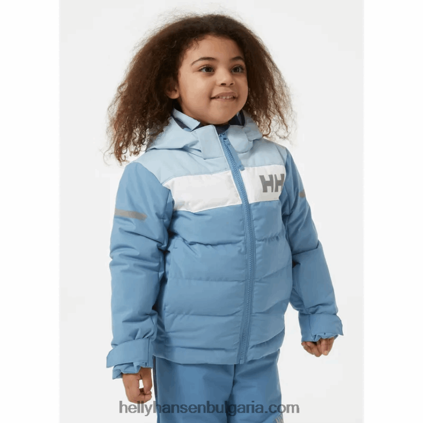 деца детско вертикално изолирано ски яке 80V22D2292 полезност гр Helly-Hansen