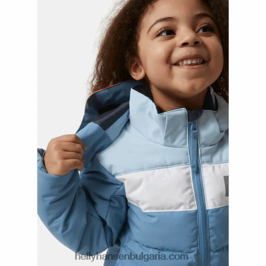 деца детско вертикално изолирано ски яке 80V22D2292 полезност гр Helly-Hansen