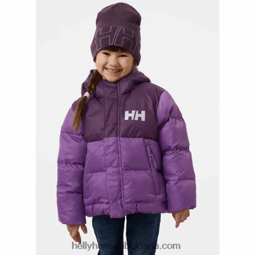 деца детско вижън бухнало яке 80V22D2293 синя мъгла Helly-Hansen