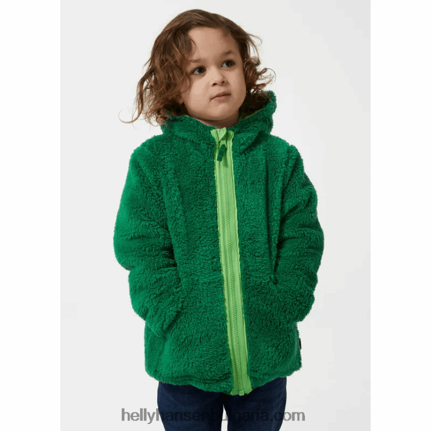 деца детско двустранно яке Champ 80V22D2281 синя мъгла Helly-Hansen