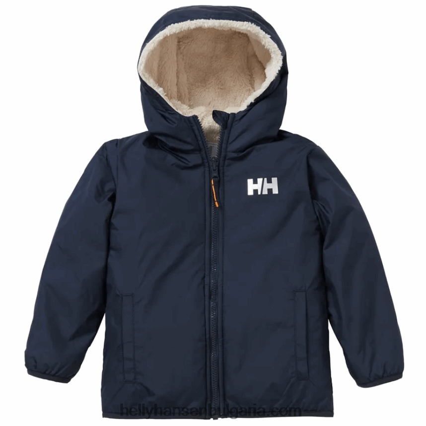 деца детско двустранно яке Champ 80V22D2284 натрошена гра Helly-Hansen