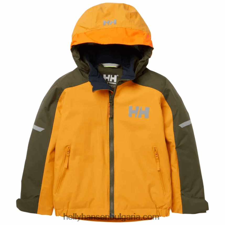 деца детско изолирано ски яке Legend 2.0 80V22D2278 натрошена гра Helly-Hansen