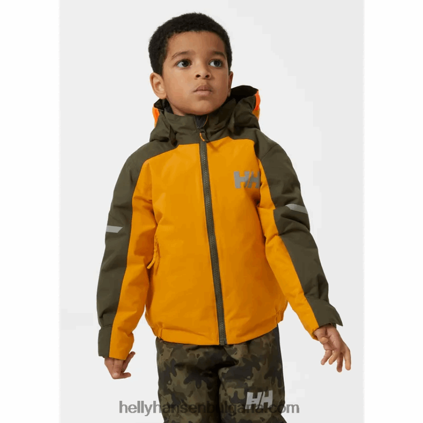 деца детско изолирано ски яке Legend 2.0 80V22D2278 натрошена гра Helly-Hansen