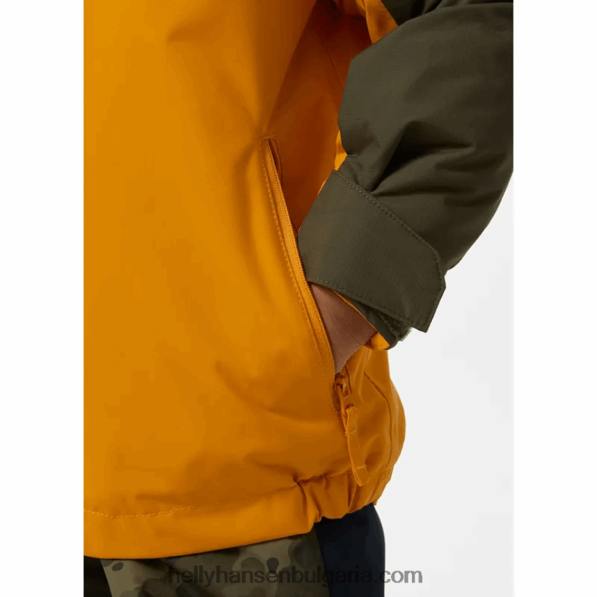 деца детско изолирано ски яке Legend 2.0 80V22D2278 натрошена гра Helly-Hansen
