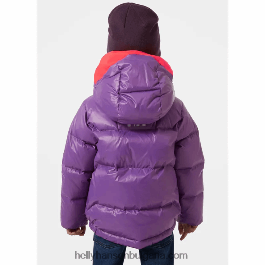 деца детско зимно яке с пух isfjord 80V22D2299 военноморски флот Helly-Hansen