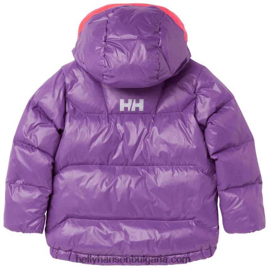 деца детско зимно яке с пух isfjord 80V22D2299 военноморски флот Helly-Hansen