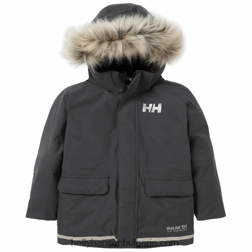 деца детска зимна парка luminens 80V22D2262 лав зелено Helly-Hansen