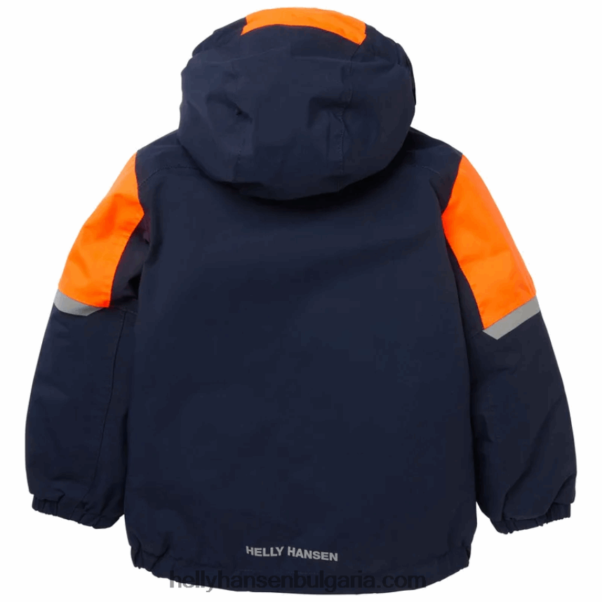 деца детско ски яке rider 2.0 с изолация 80V22D2781 смачкан гра/полезност гр Helly-Hansen