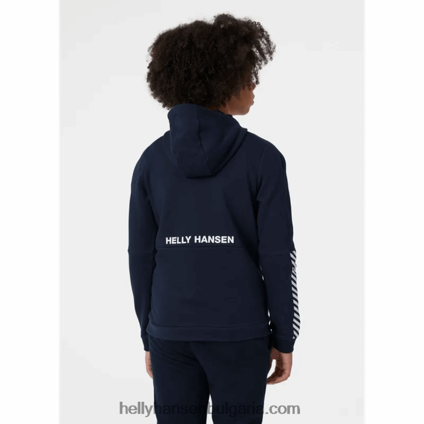 деца активна качулка за юноши 80V22D2519 розово сорбе/бяло/сив меланг Helly-Hansen