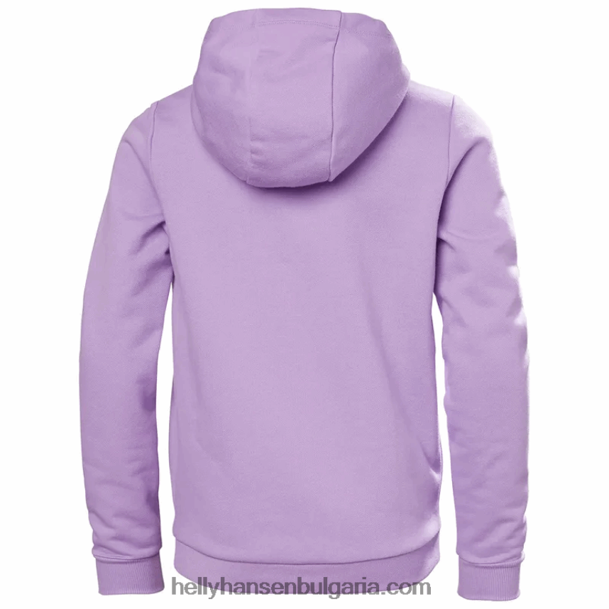 деца юношеска качулка с лого hh 2.0 80V22D2496 аметист Helly-Hansen
