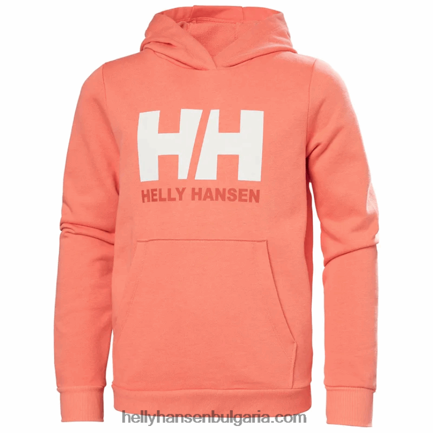 деца юношеска качулка с лого hh 2.0 80V22D2497 аметист/хедър Helly-Hansen