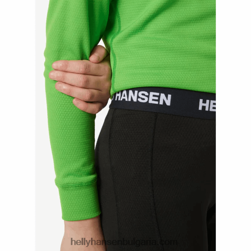 деца Комплект активен базов слой за юноши hh lifa 80V22D2487 сив меланг/черно/морско синьо Helly-Hansen