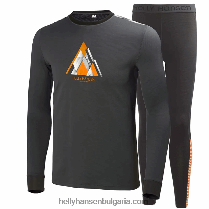 деца Комплект активен базов слой за юноши hh lifa 80V22D2488 детелина Helly-Hansen