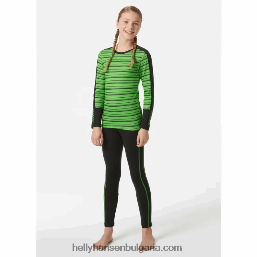 деца комплект базови слоеве от мериносова основа за юноши lifa 80V22D2490 бебе войска/флот Helly-Hansen