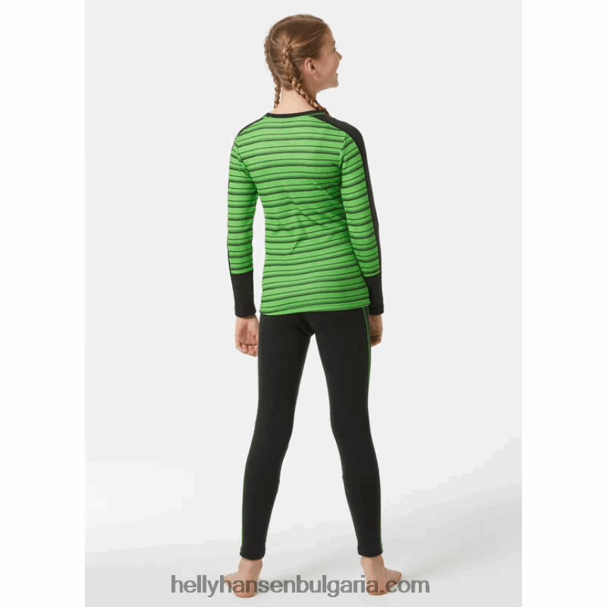 деца комплект базови слоеве от мериносова основа за юноши lifa 80V22D2490 бебе войска/флот Helly-Hansen