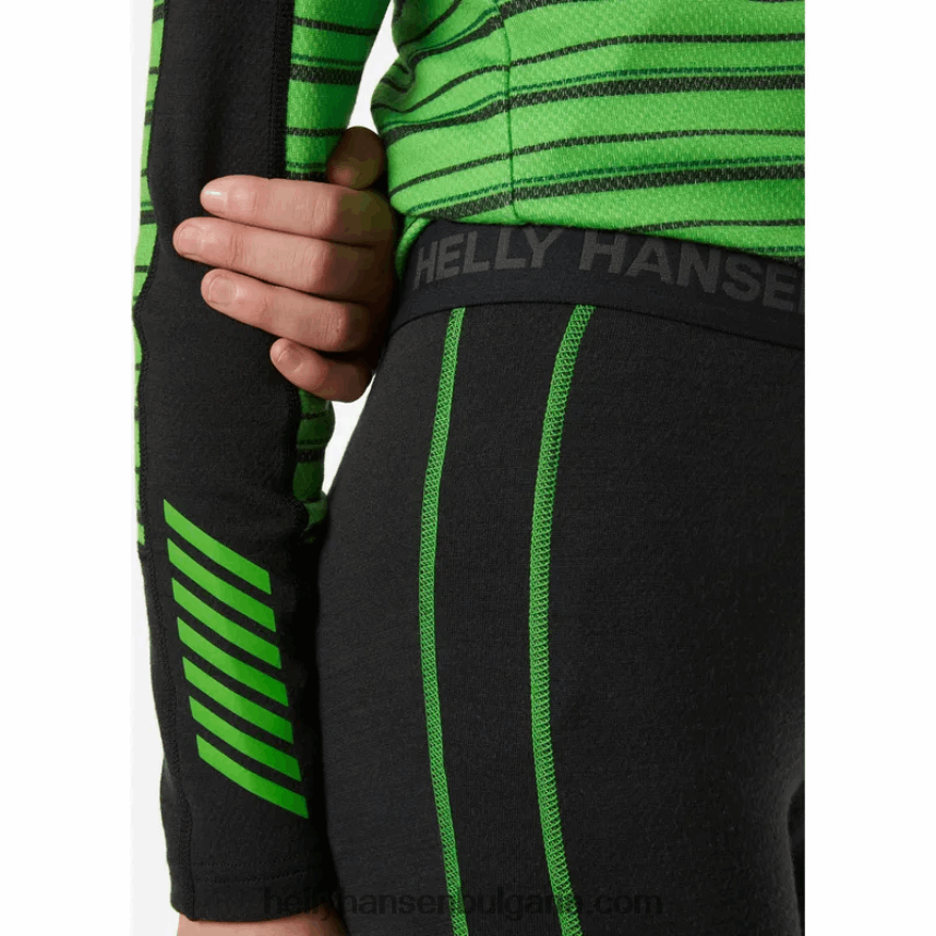 деца комплект базови слоеве от мериносова основа за юноши lifa 80V22D2490 бебе войска/флот Helly-Hansen