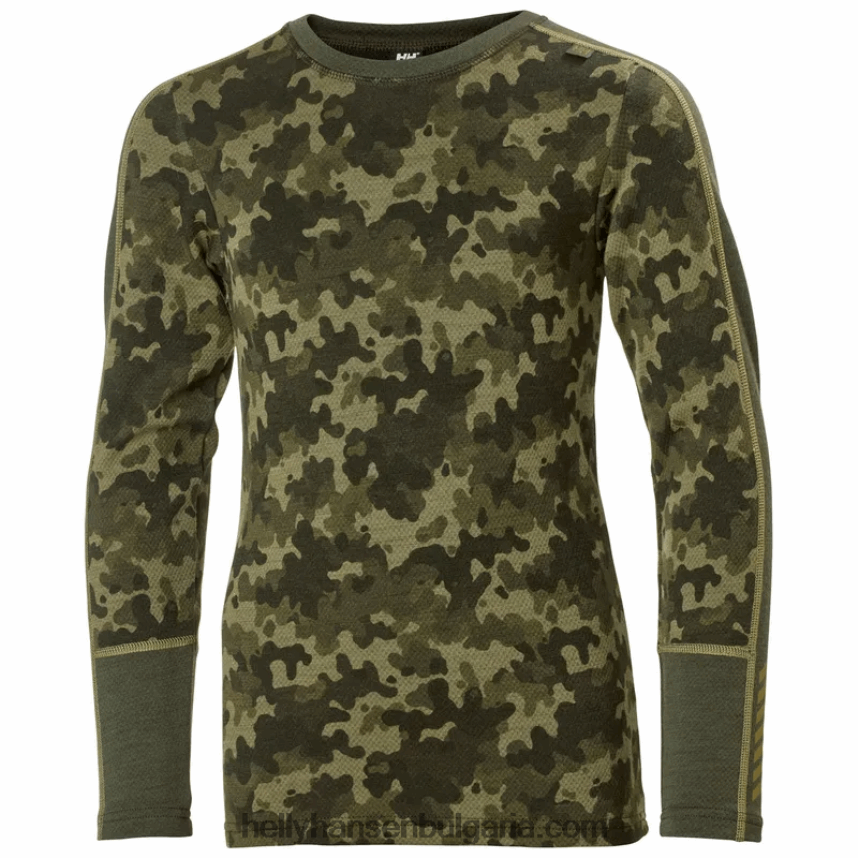 деца комплект базови слоеве от мериносова основа за юноши lifa 80V22D2491 детелина Helly-Hansen