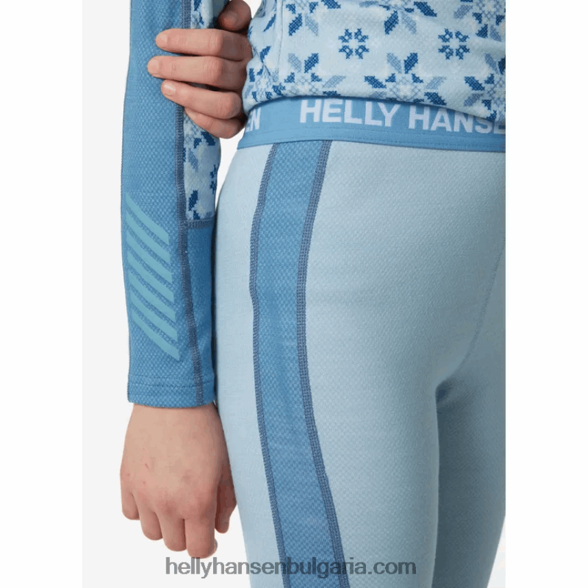 деца комплект базови слоеве от мериносова основа за юноши lifa 80V22D2492 детелина/полезност гр Helly-Hansen