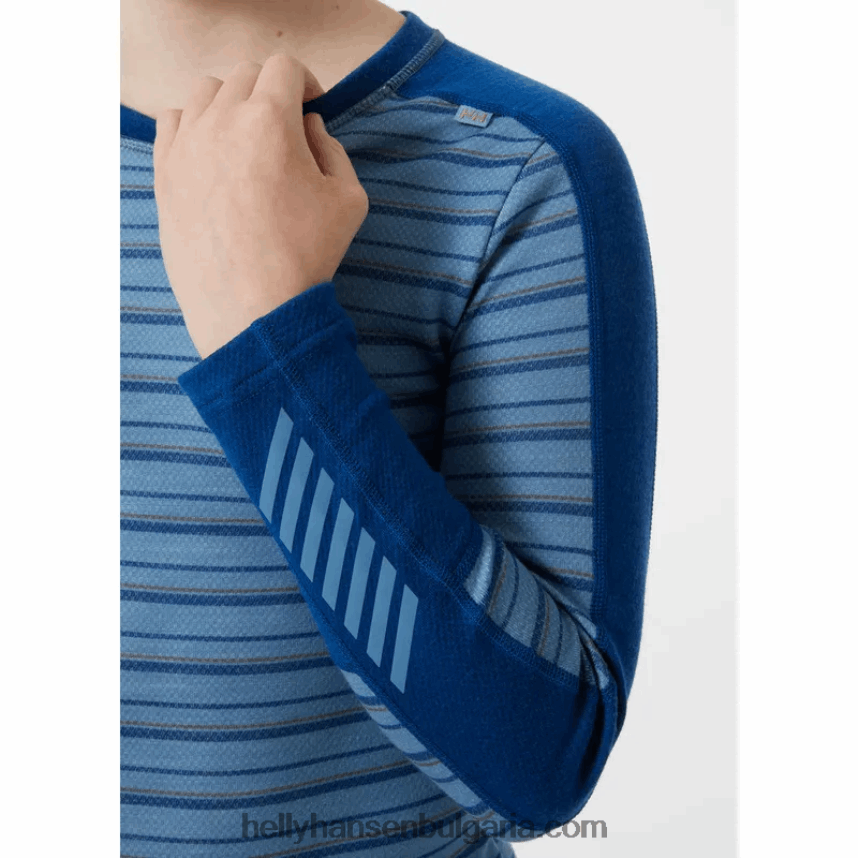 деца комплект базови слоеве от мериносова основа за юноши lifa 80V22D2493 полезност gre/baby troope Helly-Hansen