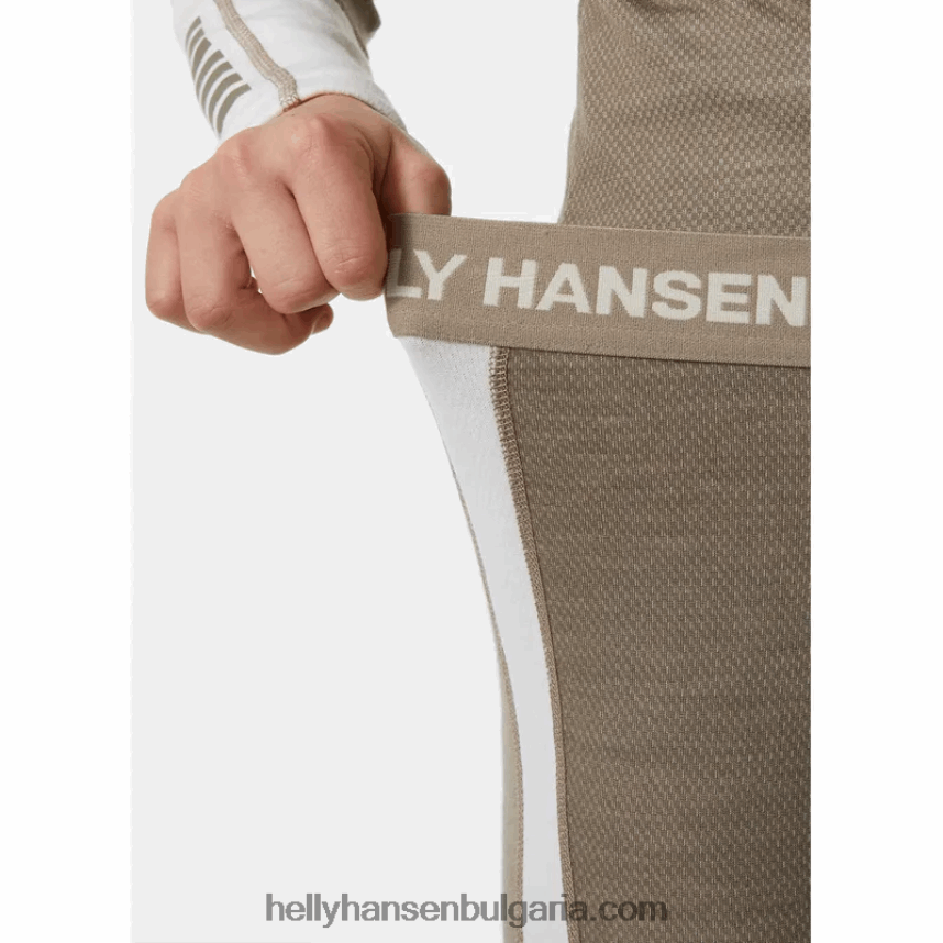 деца юноши lifa merino midweight базов слой слой 80V22D2483 смачкана гра/бебе войска Helly-Hansen