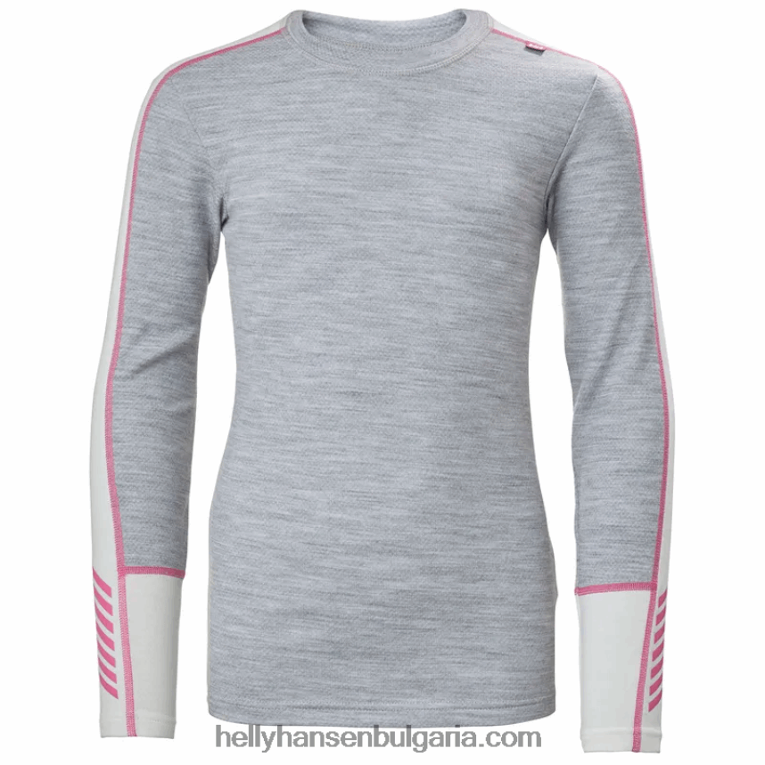 деца юноши lifa merino midweight базов слой слой 80V22D2484 бебешка войска/паднала скала Helly-Hansen