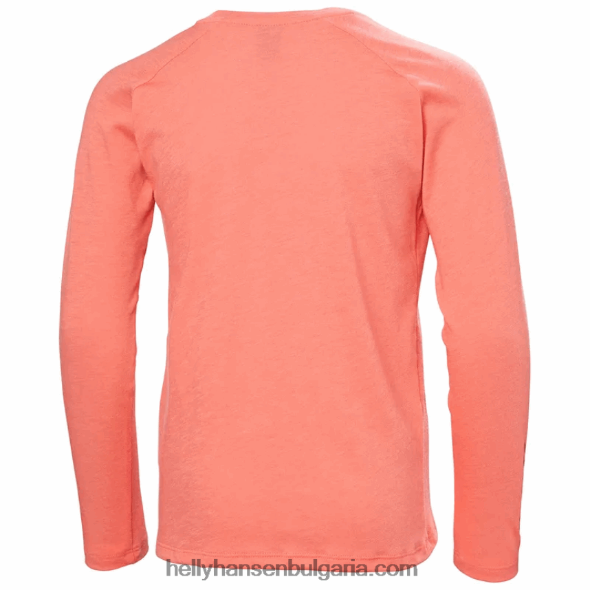 деца юноши loen технически базов слой горен 80V22D2573 азурит/сив меланг Helly-Hansen