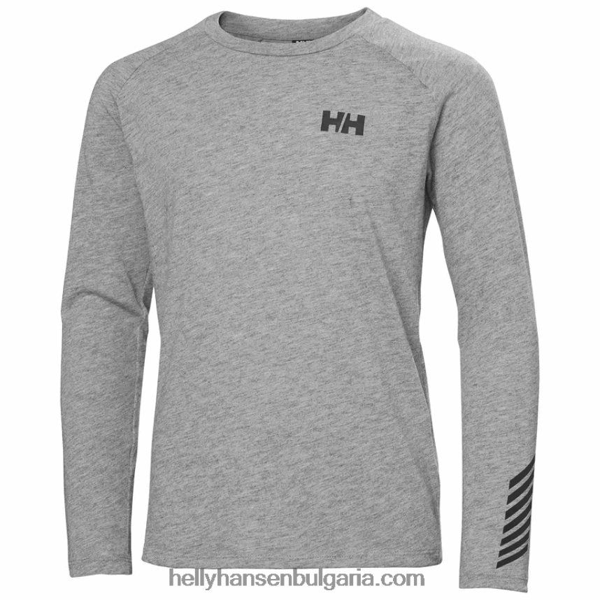 деца юноши loen технически базов слой горен 80V22D2575 прасковено ехо/азурит Helly-Hansen