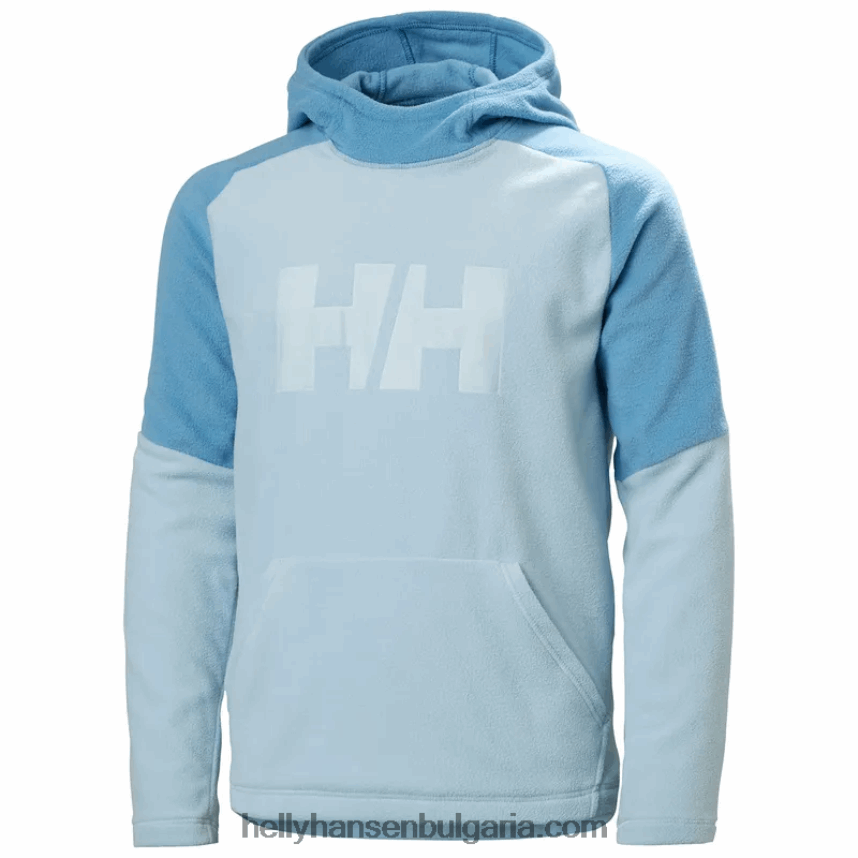 деца суичър с полар за юноши 80V22D2474 натрошена гра Helly-Hansen