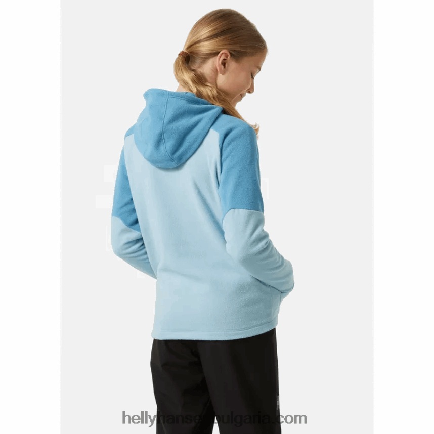 деца суичър с полар за юноши 80V22D2474 натрошена гра Helly-Hansen