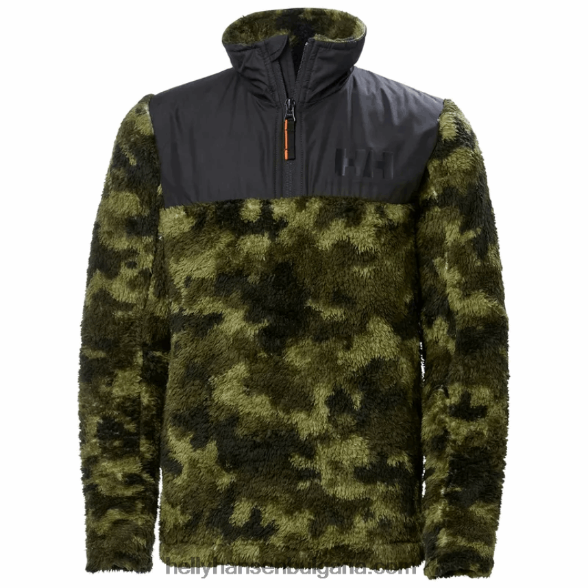 деца юноши шампион с половин цип междинен слой 80V22D2479 cloudberry/морски флот Helly-Hansen